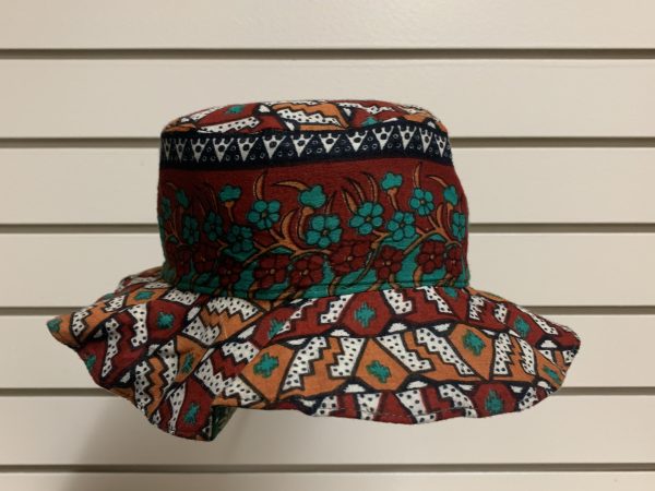 patterned bucket hat